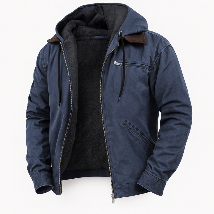 Green men's casual everyday jacket, refined structured outerwear for versatile layering and style.