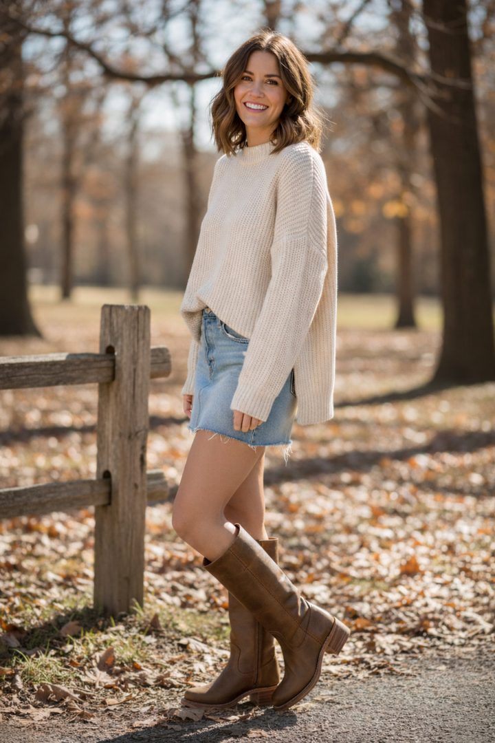 Comfortable women's classic mid boots, ideal for all-day wear with a versatile and chic look.