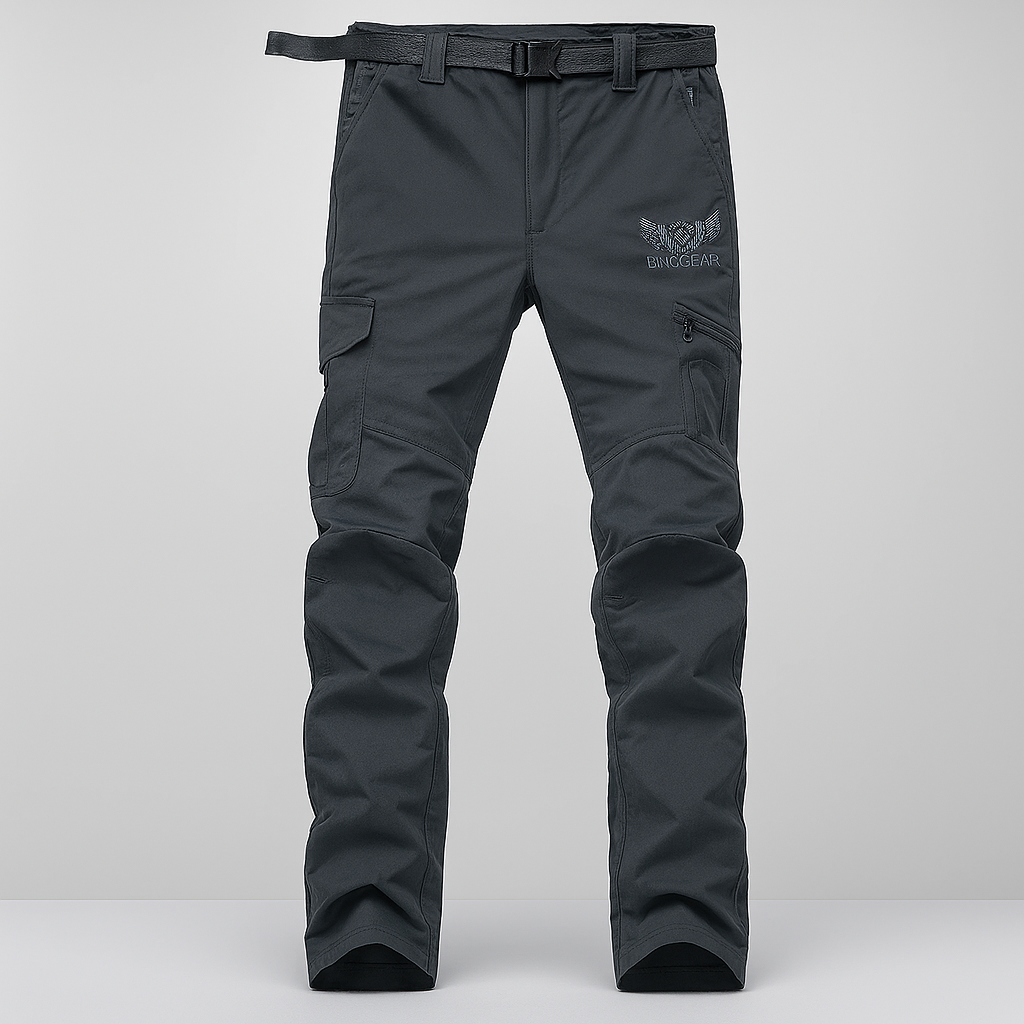 Men's lightweight quick dry cargo pants, ideal for hiking, travel, and outdoor adventures. Loose fit summer trousers.