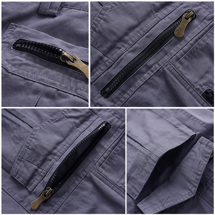 Woman wearing comfortable everyday cargo shorts, ideal for casual wear and versatile summer style.