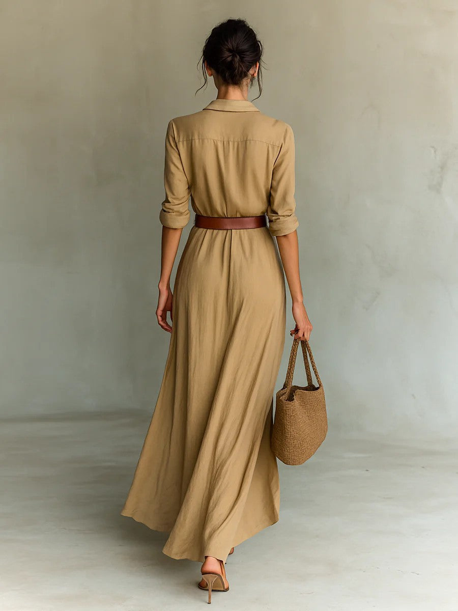 Versatile women's wrap dress, ideal for day-to-night transitions, featuring an elegant, flattering design.