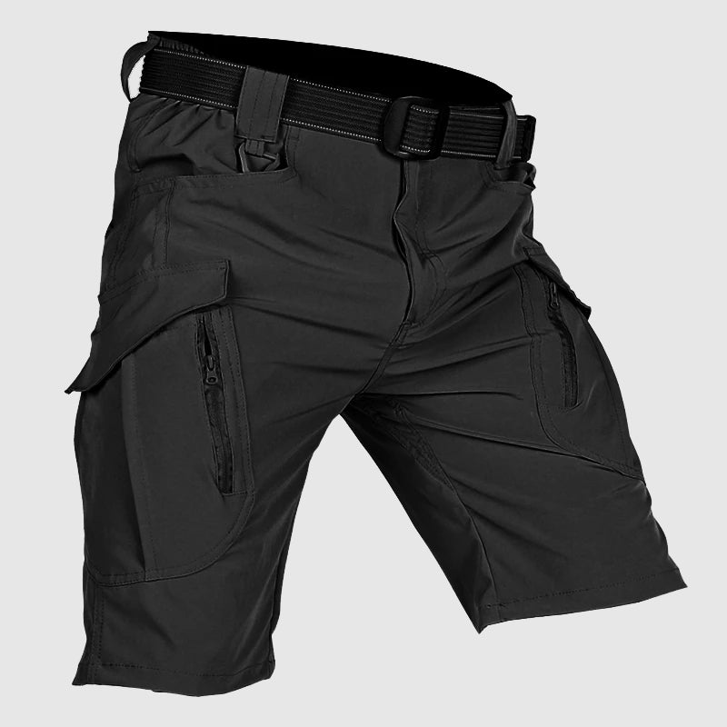 Durable men's cargo shorts, multi-pocket design, perfect for utility & casual wear.