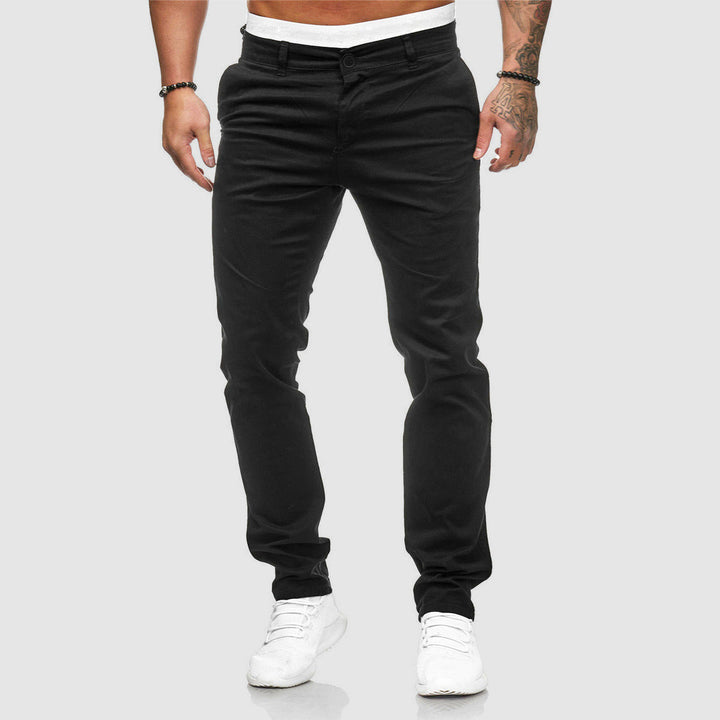 Men's Casual Slim Fit Straight Leg Pants for Everyday Style