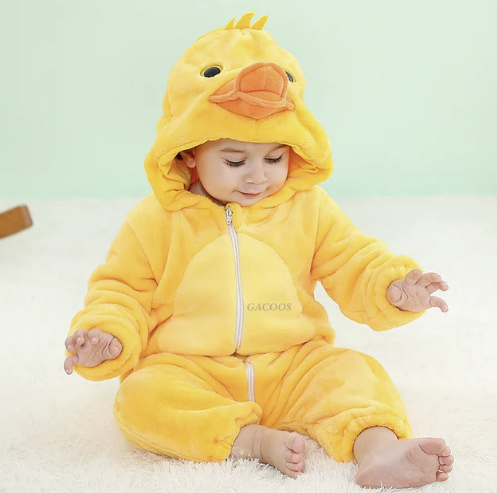 Soft baby bunny animal costume romper, perfect for special occasions.