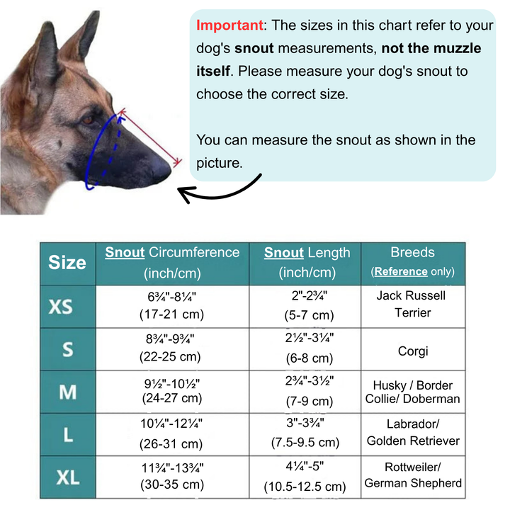 Comfortable AirMesh dog muzzle, ideal for daily walks & responsible dog training, ensures pet safety.