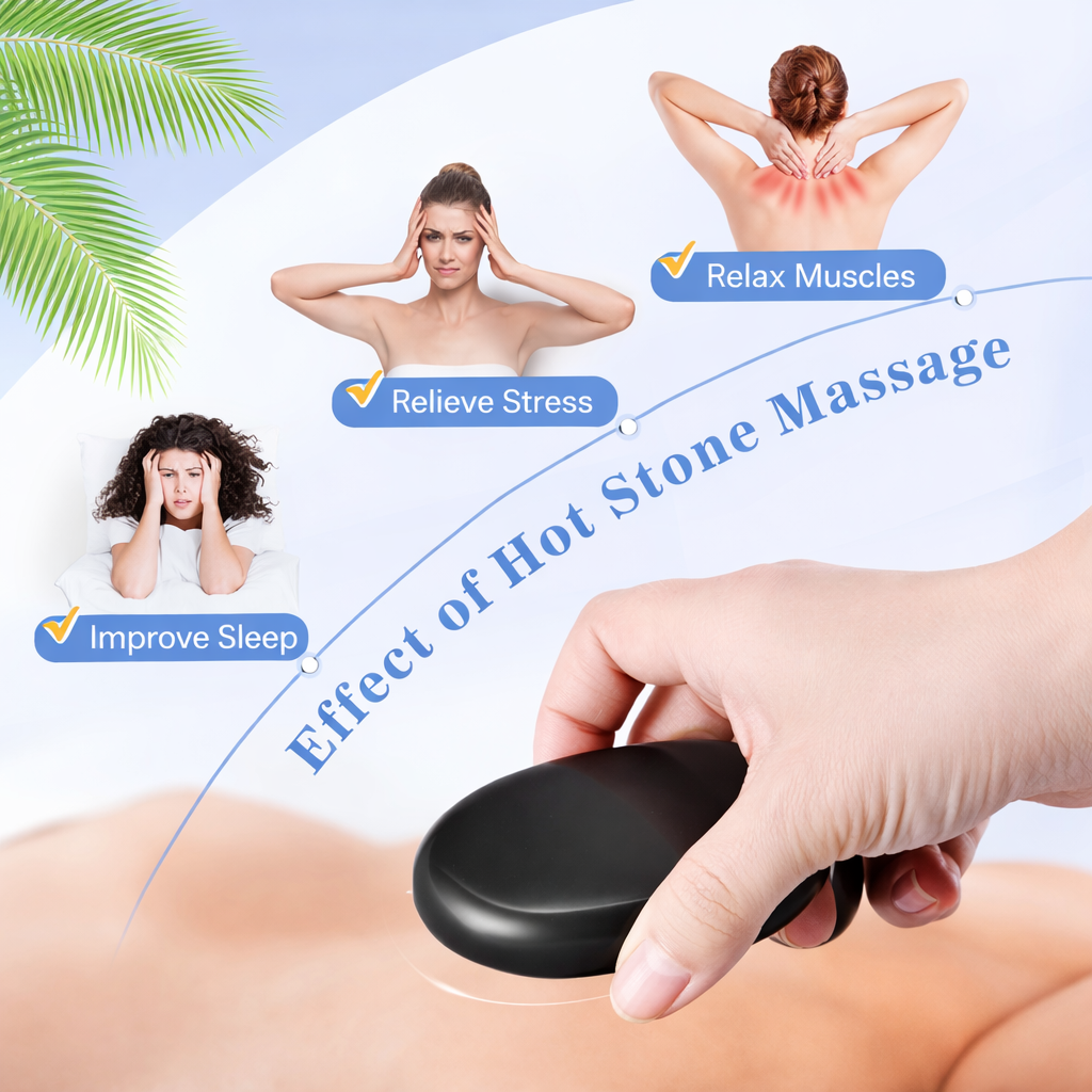 Quality hot stone massage set with reliable heater for consistent warmth, enhancing therapeutic benefits.