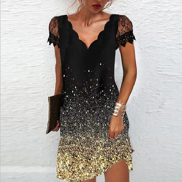 Modern elegant women's evening dress, a sophisticated formal gown for contemporary special events.