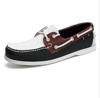 Men's retro loafers with a classic design. Slip-on footwear, versatile for sophisticated casual or formal men's fashion.