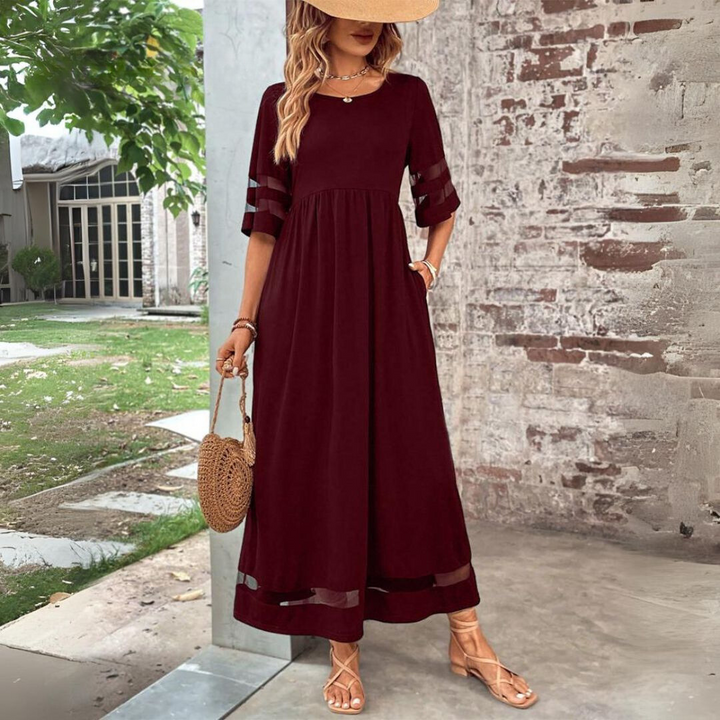 Versatile women's maxi dress, perfect for chic casual summer style or elegant evening wear.