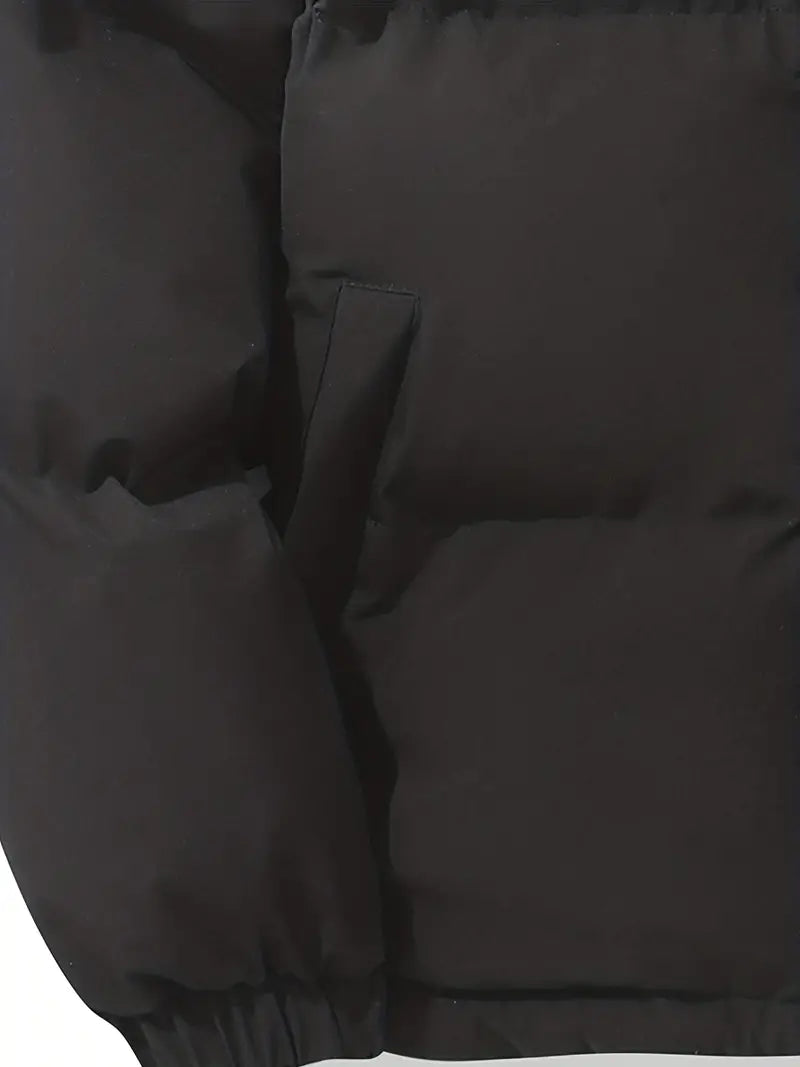 Men's classic warm hooded jacket, offering effortless style and ultimate comfort.