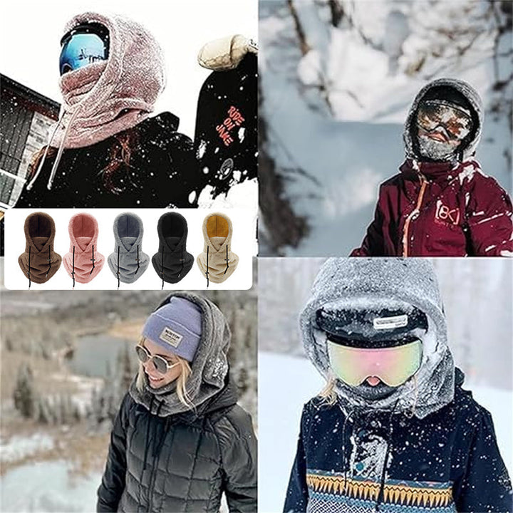 Windproof ArcticShield winter hat for extreme cold. 3-in-1 design offers superior warmth & protection.