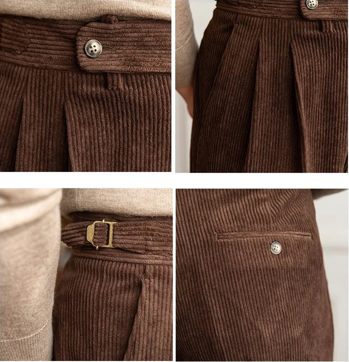 Men's Pleated Trousers