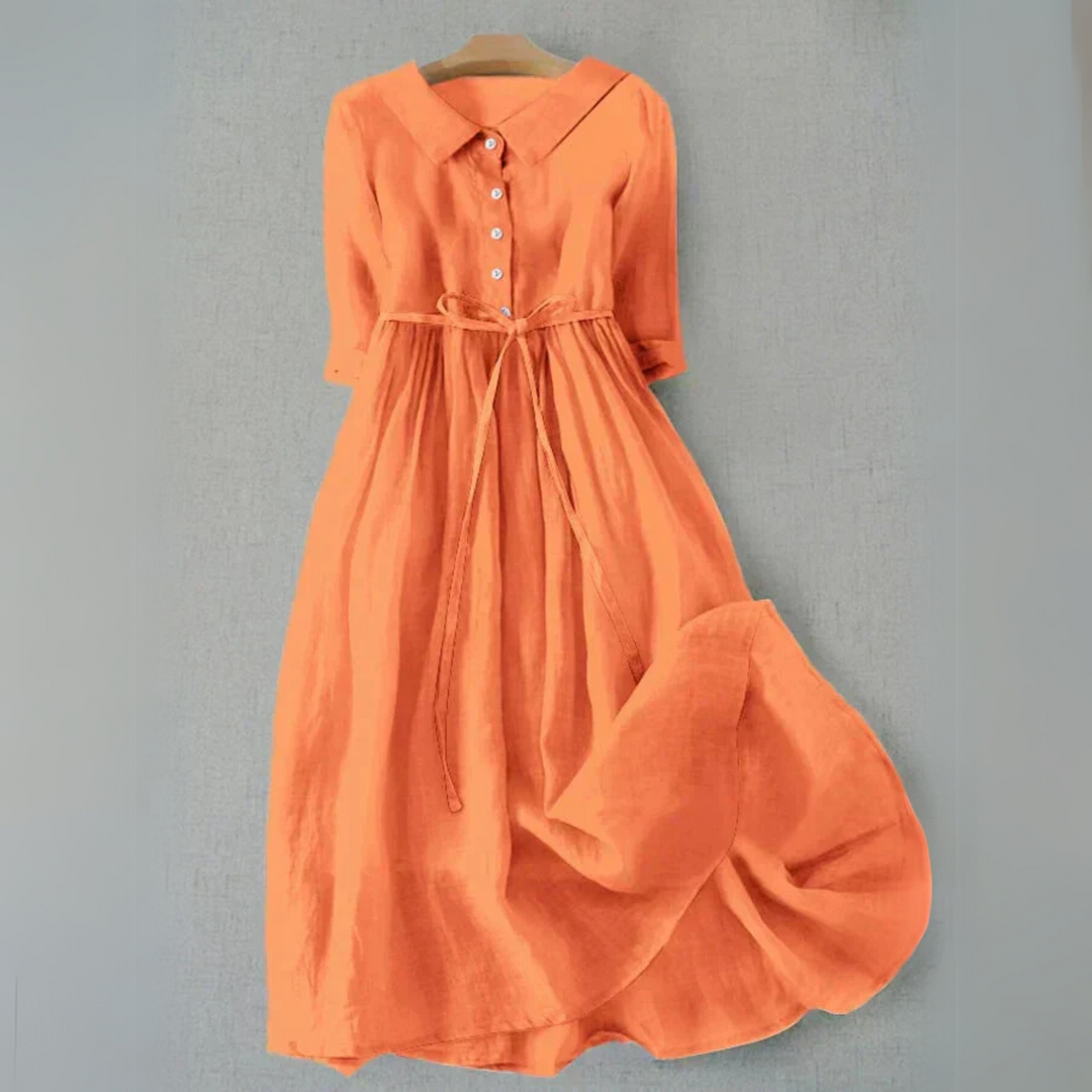 Women's flattering maxi dress for versatile casual summer style. Comfortable, relaxed fit fashion.