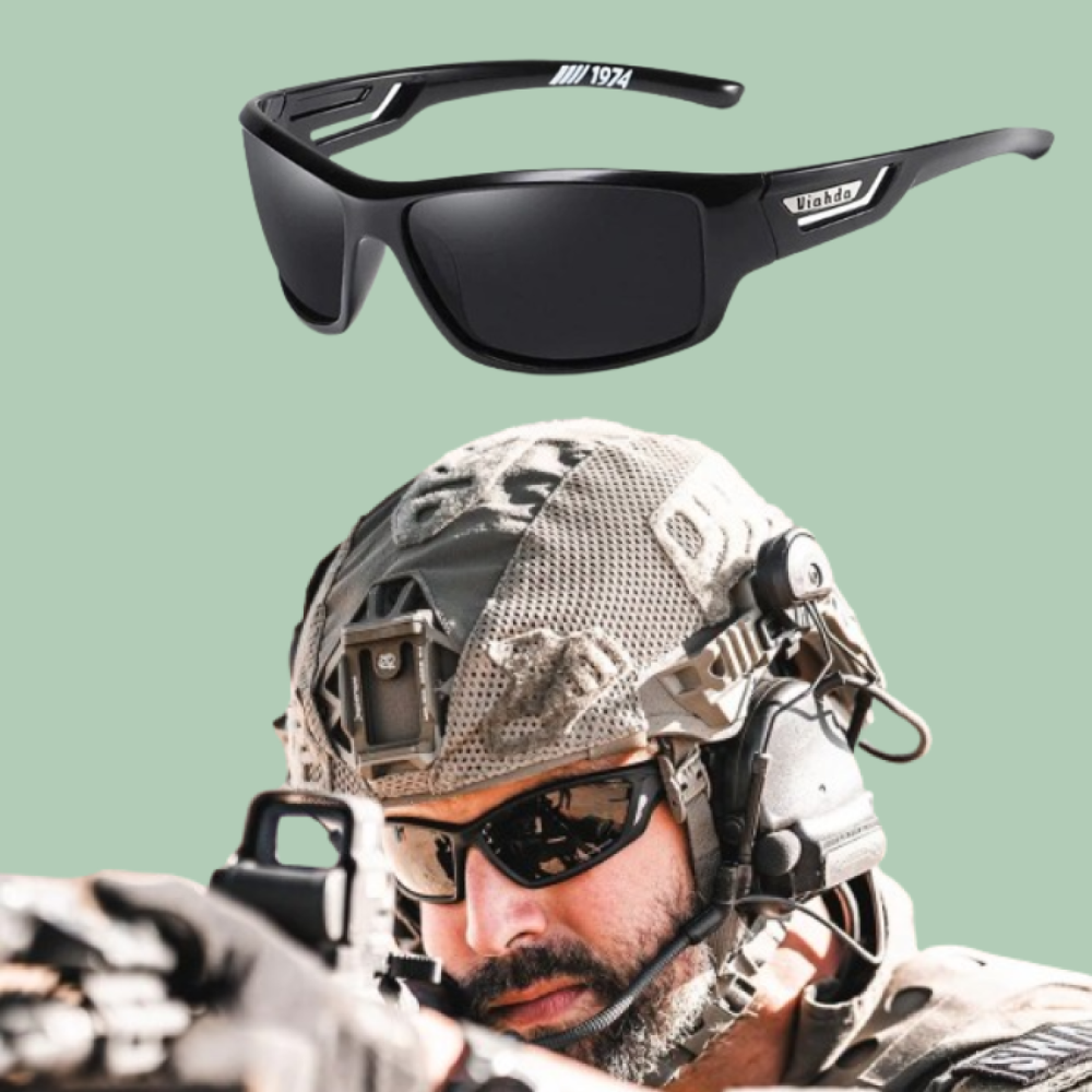 Sporty polarized sunglasses for cycling & hiking, offering UV400 protection & clear vision for outdoor sports.