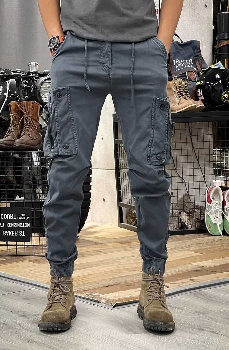 Stylish women's cargo pants, versatile utility design for modern casual wear & comfort.
