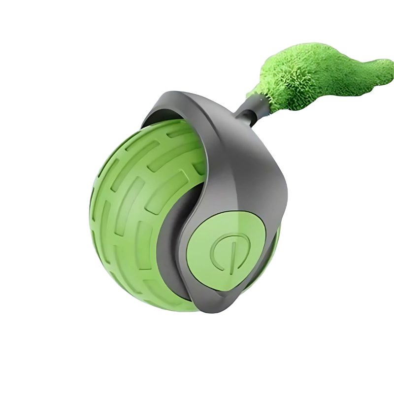 Interactive Cat Toy Ball: silent, smart, USB rechargeable, designed for feline fun & active play.