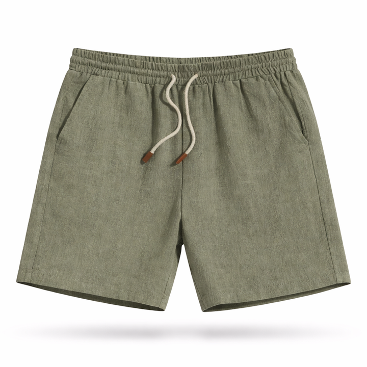 Men's essential summer shorts: comfortable, relaxed fit with elastic waist and drawstring for everyday versatility.