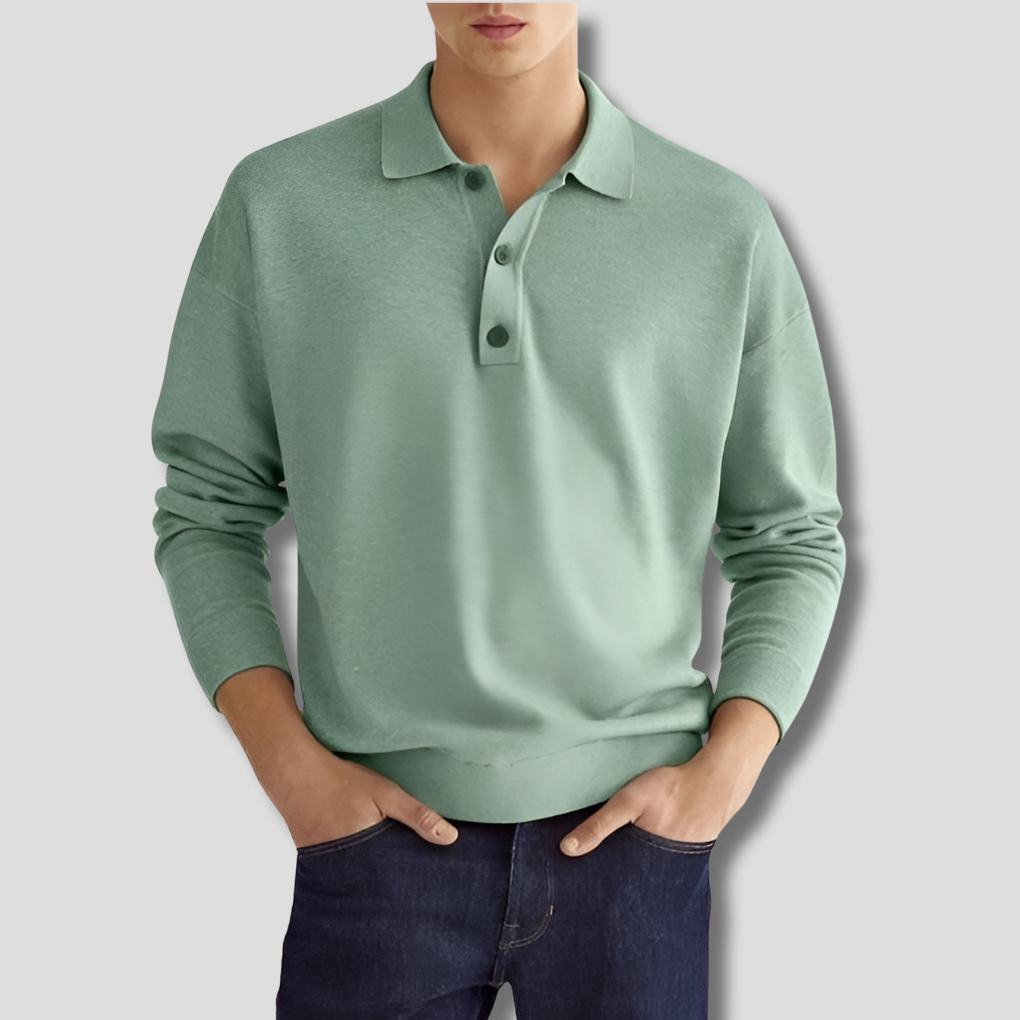 Versatile men's summer polo shirt. Crisp style, classic fit, short sleeve for smart casual or everyday wear.