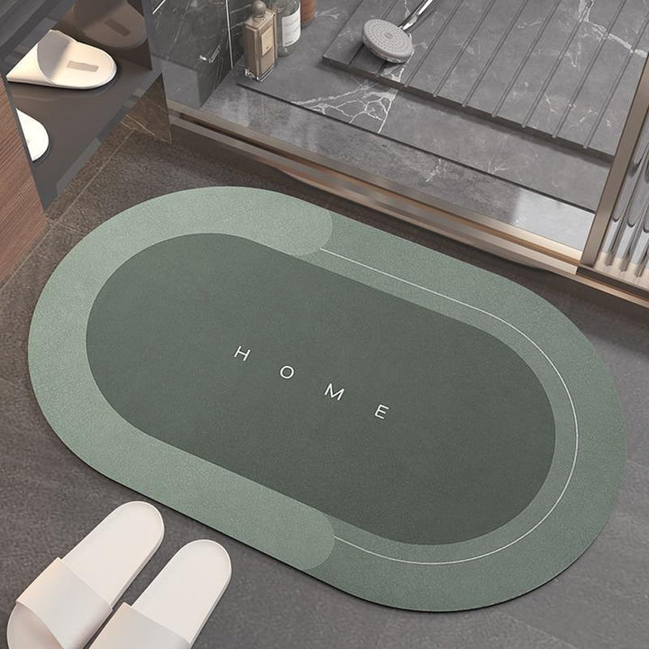 Comfort & safety: quick-drying, non-slip bath mat, highly absorbent for a dry, modern bathroom.