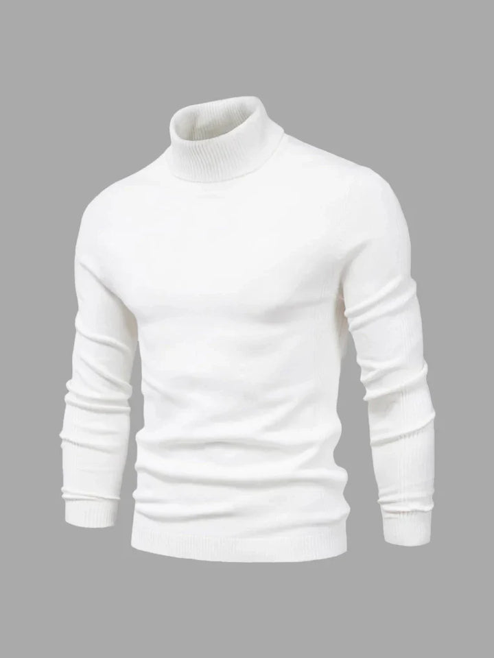 Stylish men's turtleneck sweater for casual and formal occasions.