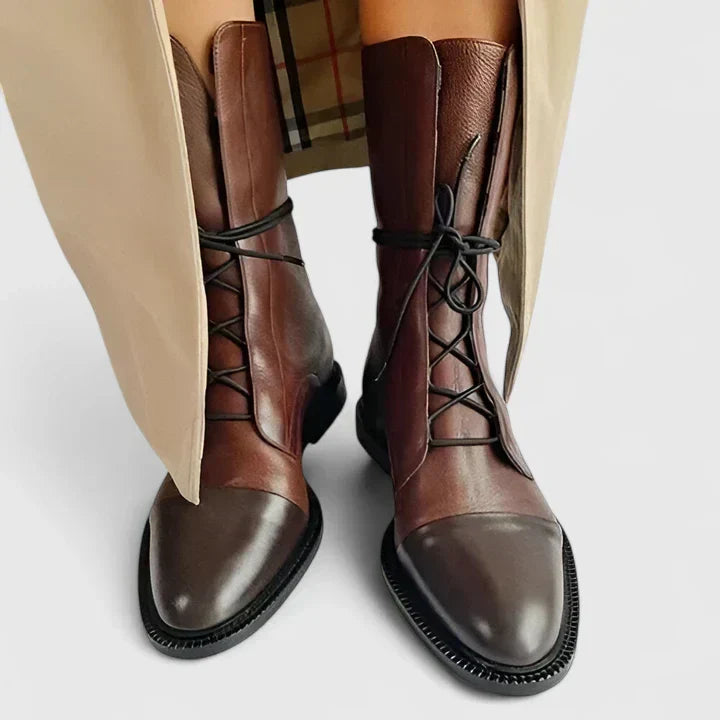 Elegant women's walking boots featuring superior orthopaedic design, arch support, and foot comfort.