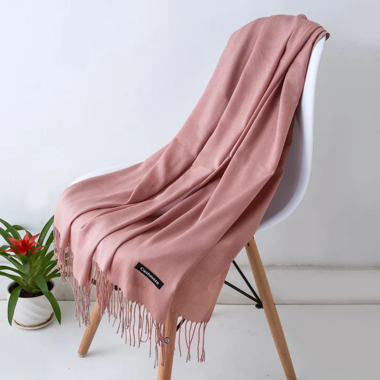 Premium women's winter scarf, elegant, warm, and a luxurious fashion statement.