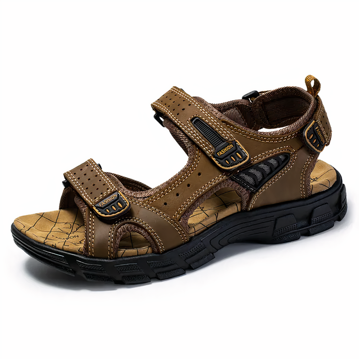 Ergonomic women's slip-on orthopedic sandals providing excellent foot & arch support for comfortable walking.