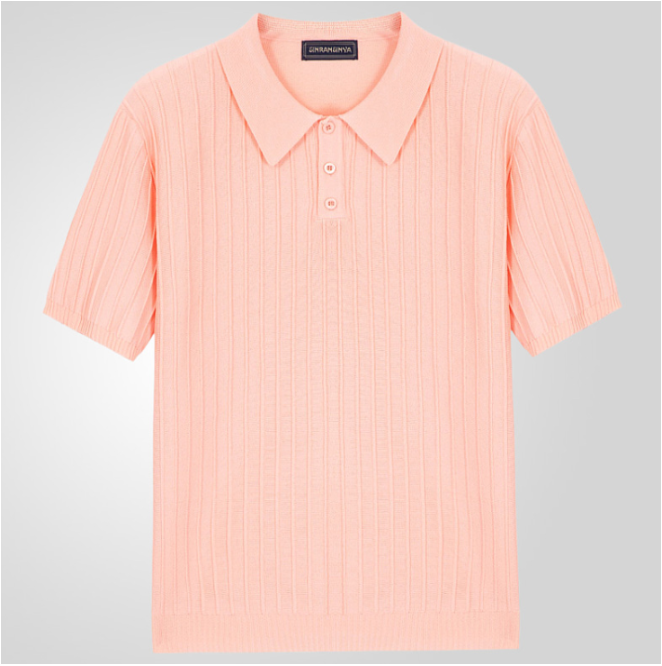 Lightweight men's polo shirt. Breathable, short sleeve, and comfortable for a stylish summer casual look.