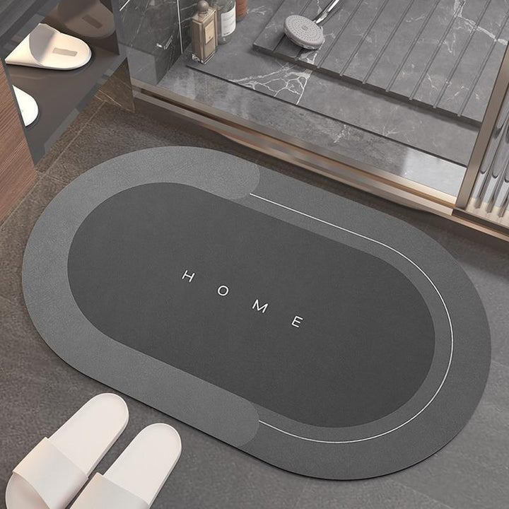 Easy clean, quick-drying bath mat; absorbent & non-slip for a hygienic, safe bathroom floor.