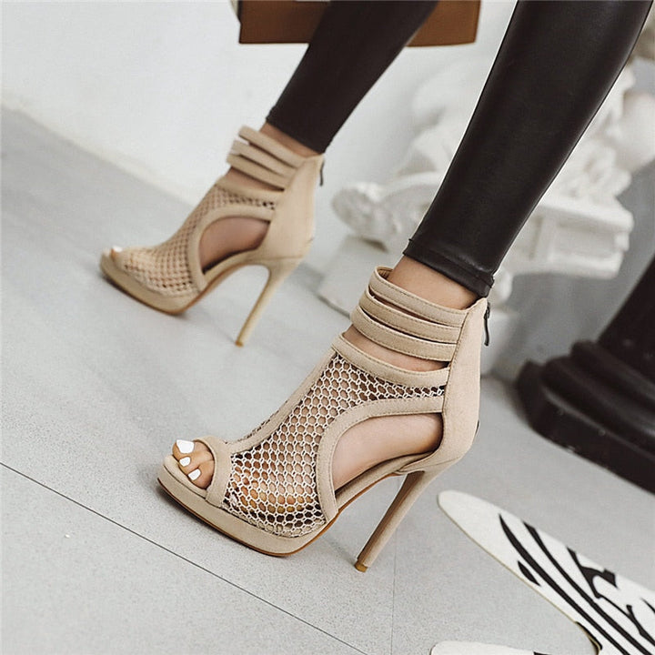 Chic women's high heel ankle boots, perfect for stylish nights out & party wear.