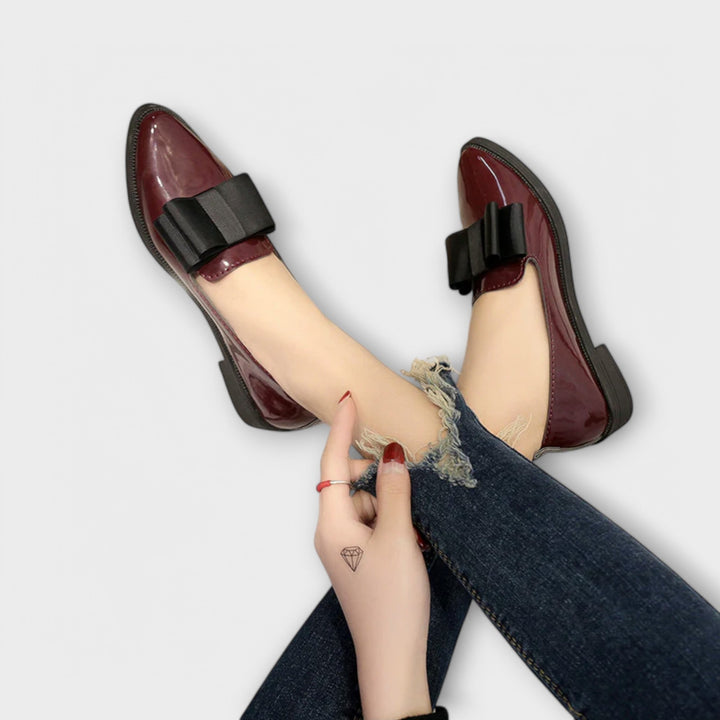 Lightweight women's beige leather moccasins, comfortable flat slip-on shoes perfect for versatile everyday styling.