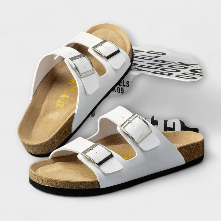 Cushioned women's orthopaedic sandals offering excellent foot support for daily activities.