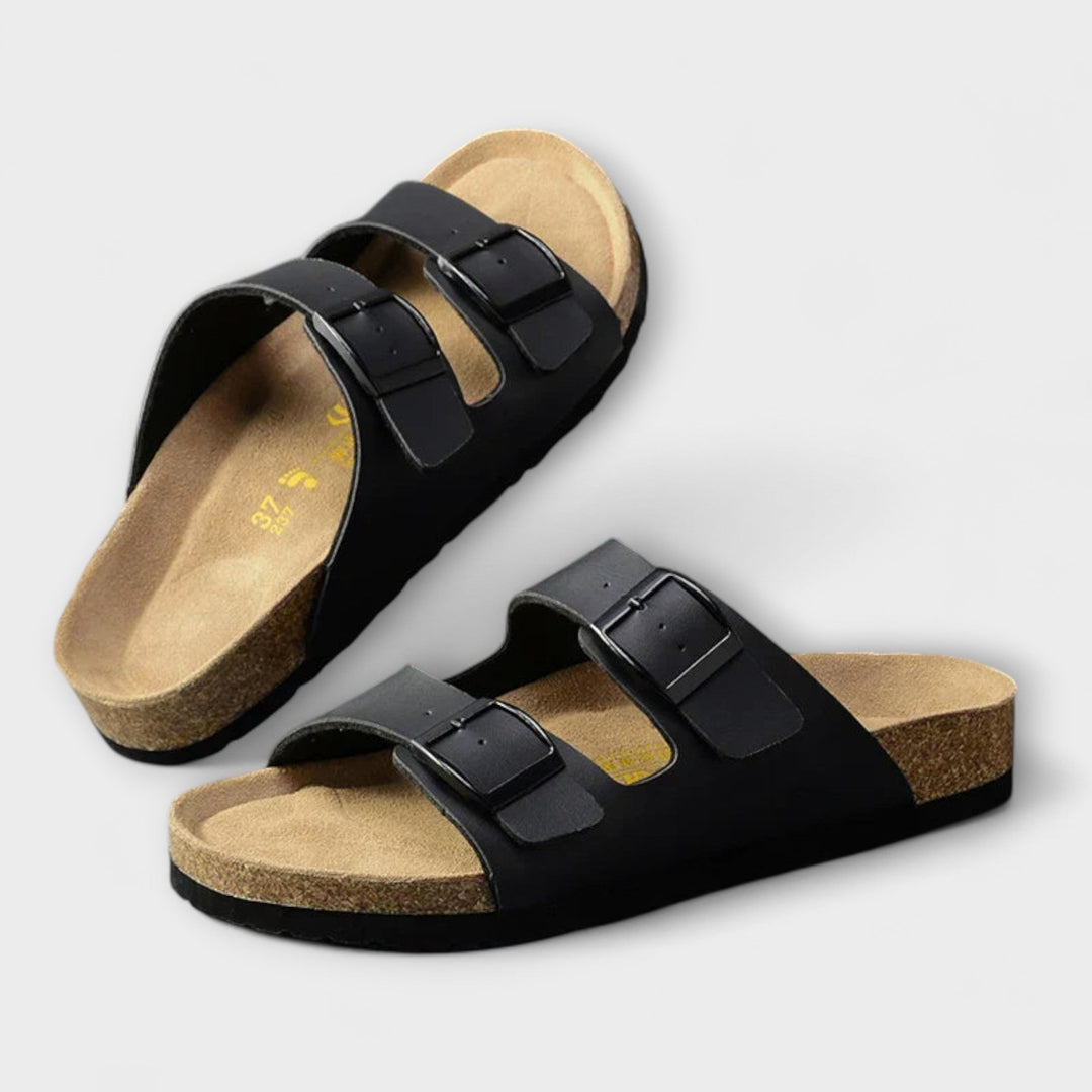 Durable women's comfort sandals with orthopaedic design for ultimate all-day foot support.