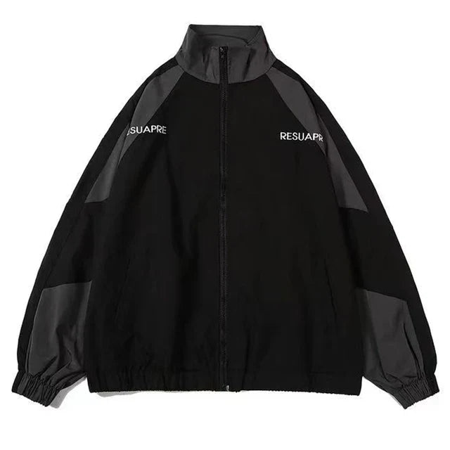 Men's stylish multi-season windbreaker jacket. Lightweight outerwear for urban everyday and outdoor adventures.