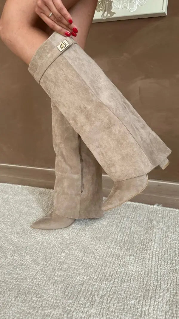 Classic women's sophisticated tall boots, a timeless choice for versatile fall & winter style.