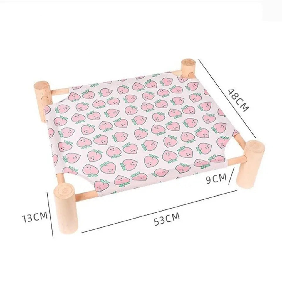 Modern cat furniture: Cooling Cat Hammock, comfortable pet bed for feline relaxation & airflow.