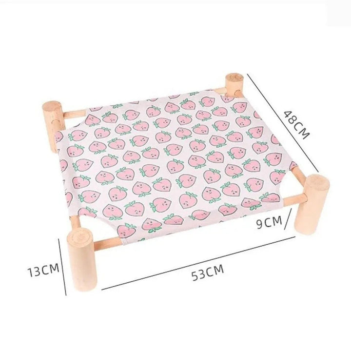 Modern cat furniture: Cooling Cat Hammock, comfortable pet bed for feline relaxation & airflow.