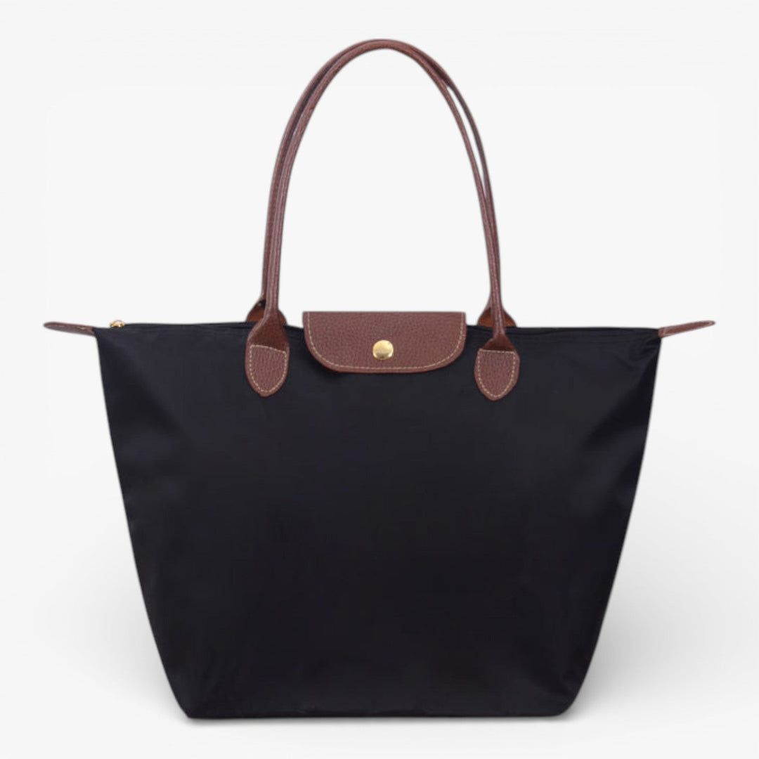 Luxurious women's shoulder bag with secure zip closure. Stylish & spacious everyday handbag for fashion.