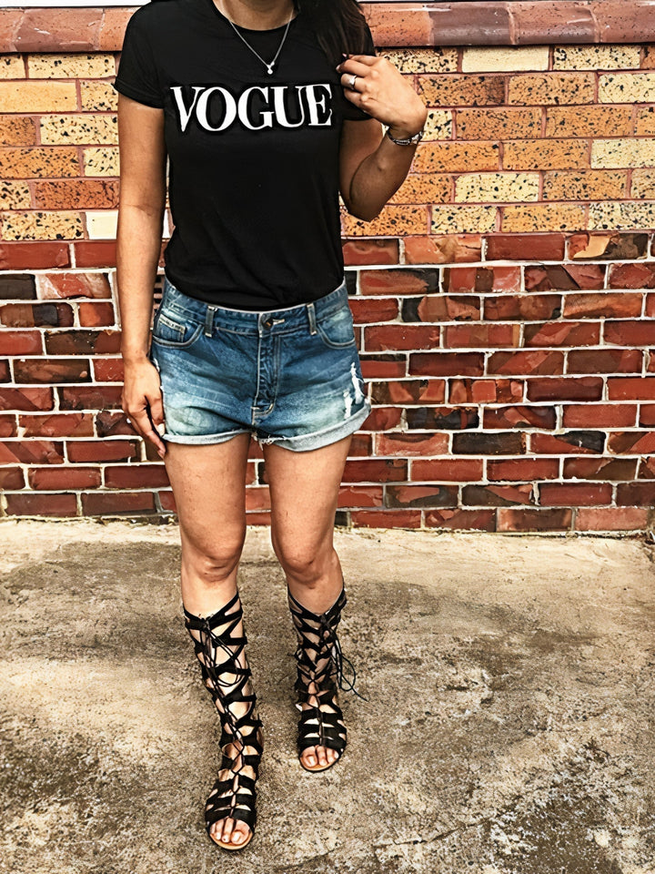 Elegant women's gladiator sandals for comfortable summer wear, versatile for casual or holiday outfits.