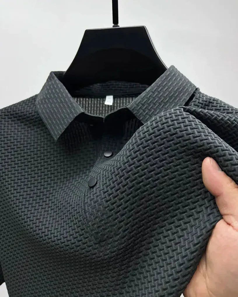 Versatile men's classic polo shirt. Stylish short-sleeve top, perfect for casual wear or office fashion.
