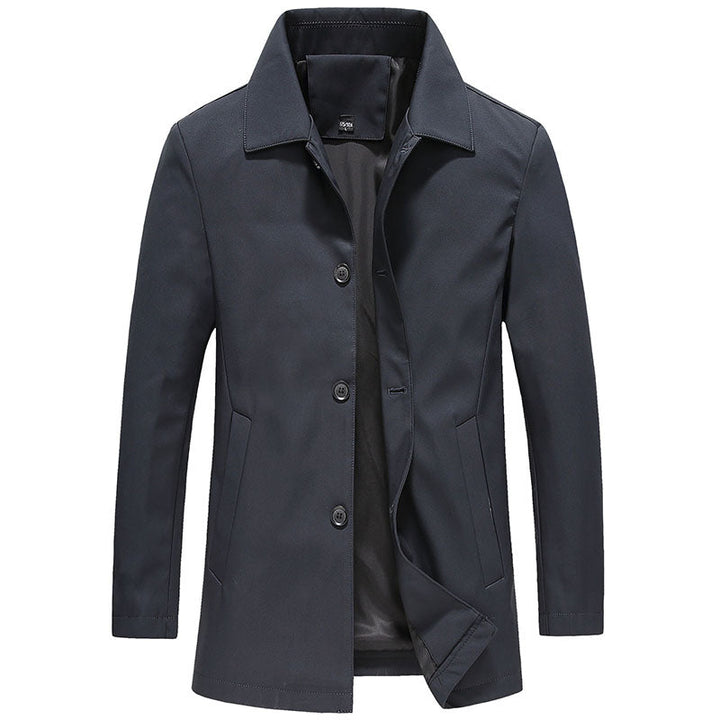 Versatile men's classic jacket with a stylish collar and button-down front. Essential casual & smart casual outerwear.