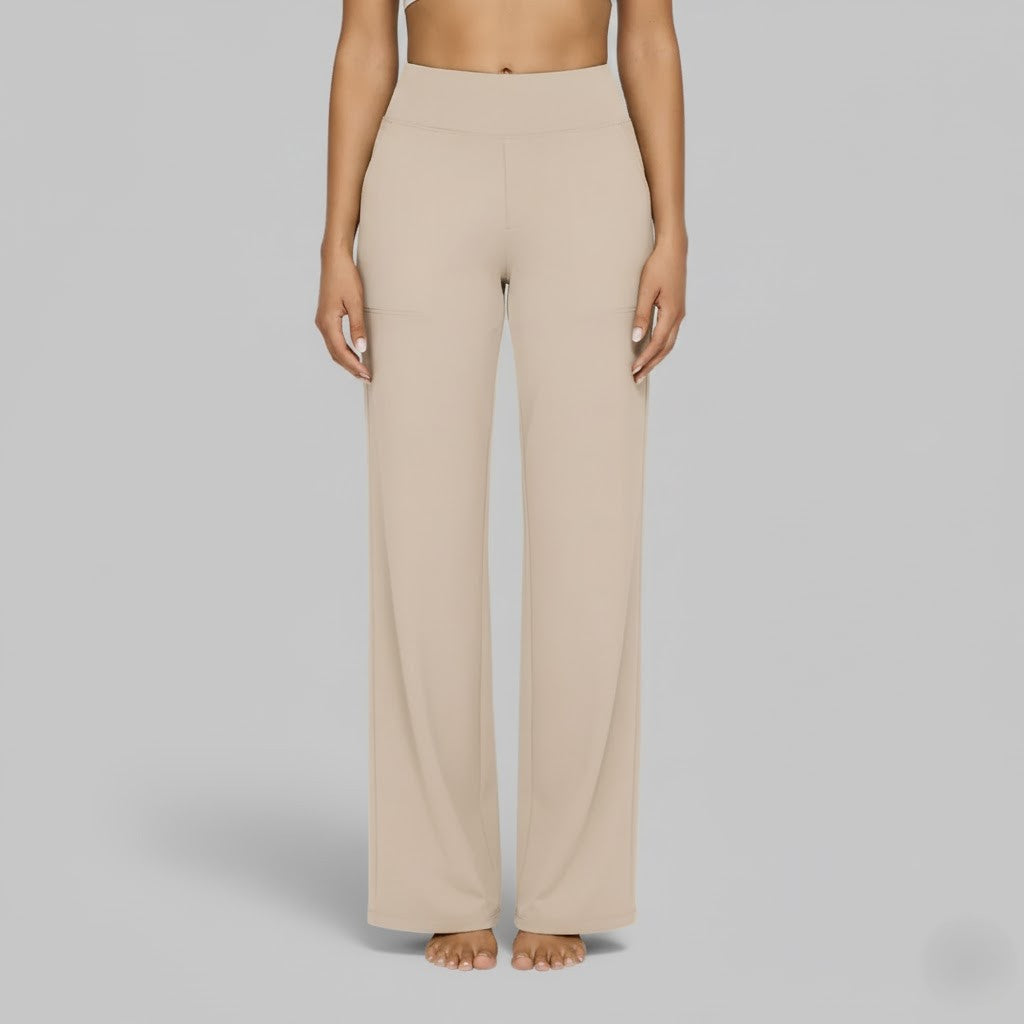 Women's comfortable stretch pants, designed for effortless casual and everyday wear.