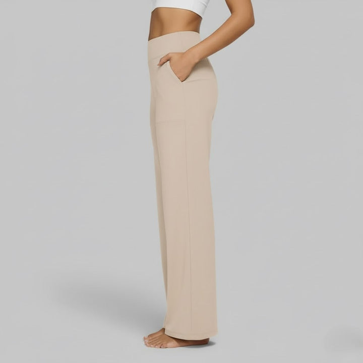 Relaxed fit women's stretch trousers, incredibly comfortable and flexible for any day.