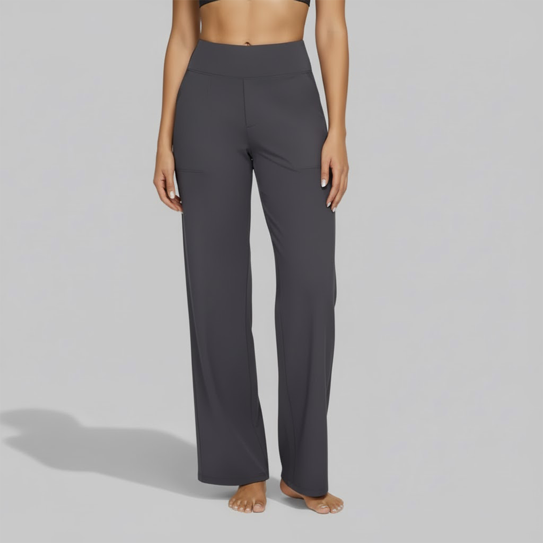 Women's comfortable stretch trousers, perfect for versatile everyday casual styling.
