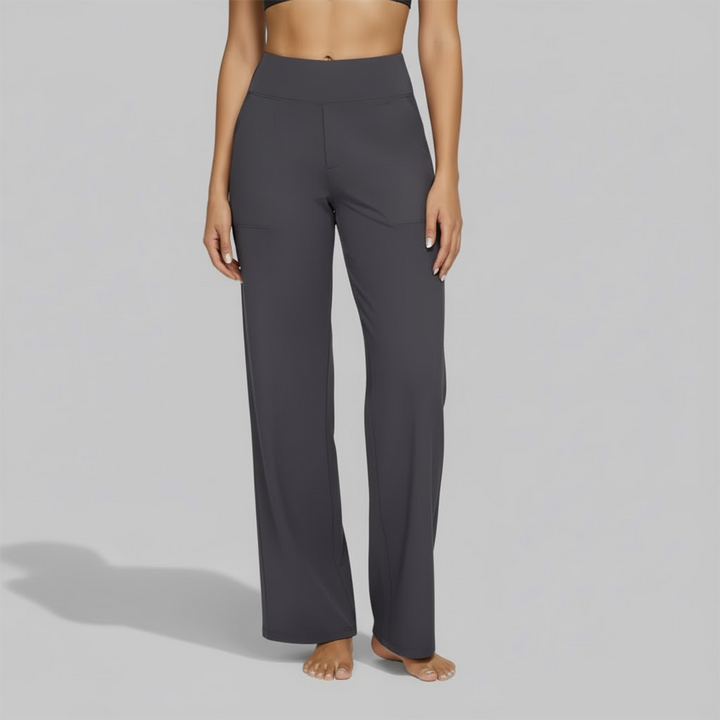 Women's comfortable stretch trousers, perfect for versatile everyday casual styling.
