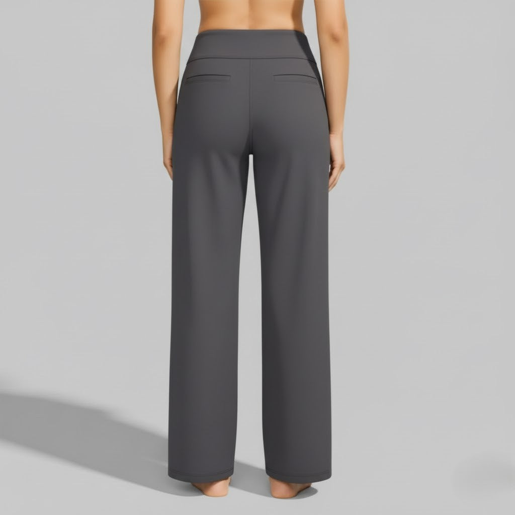 Versatile women's casual stretch trousers, perfect for everyday style and ultimate comfort.
