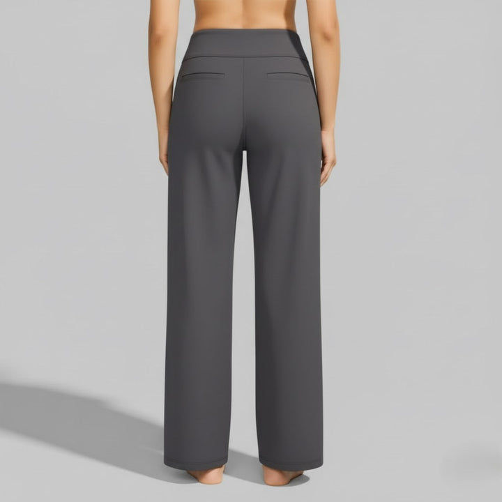 Versatile women's casual stretch trousers, perfect for everyday style and ultimate comfort.