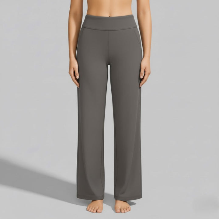 Comfortable women's stretch trousers, ideal for versatile casual and everyday wear.