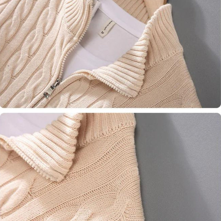 Classic men's crew neck knit pullover. A warm, soft long-sleeve jumper for stylish layering.