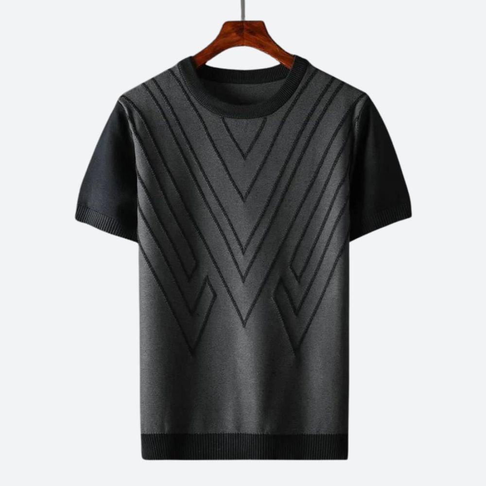 Premium men's t-shirt. Modern style, comfortable top for a luxurious feel & sophisticated casual elegance.